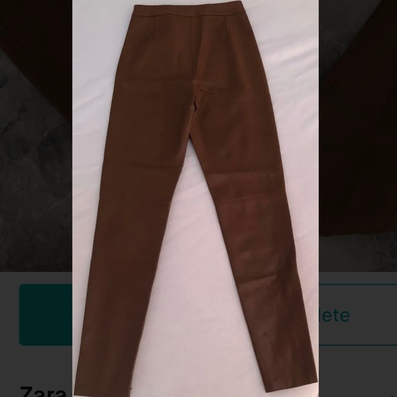 ZARA faux leather pants - Picture 5 of 6